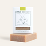 Little Seed Farm Matcha & Argan Bar Facial & Body Soap, an antioxidant-rich organic bar infused with matcha green tea and cold-pressed argan oil to calm, hydrate, and rejuvenate dry, mature, or combination skin.