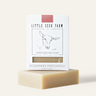 Little Seed Farm Rosemary Patchouli goat’s milk soap bar made with organic goat’s milk, olive and coconut oils, rosemary and calming patchouli essential oils for grounding, nourishing, and rejuvenating skin.