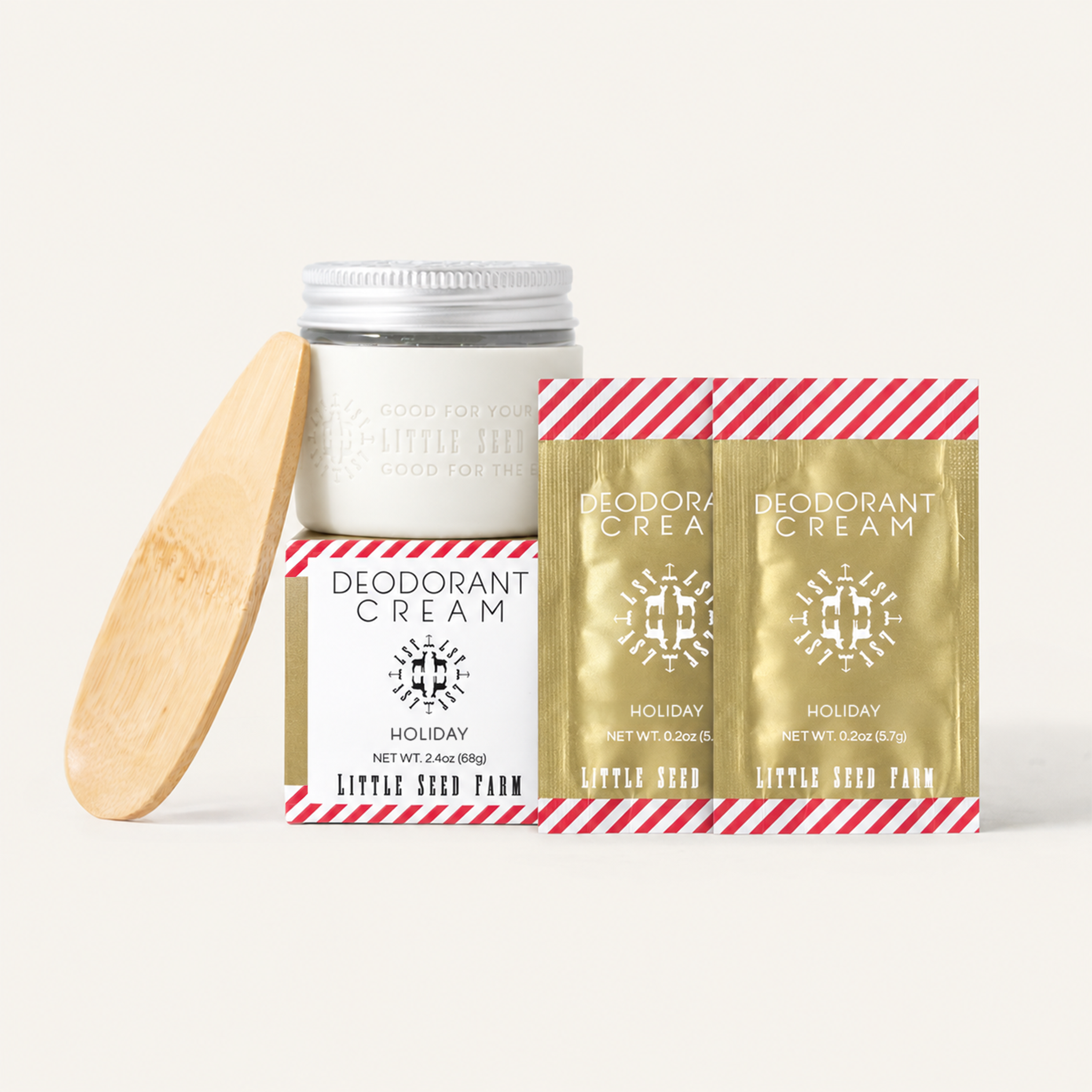 Natural Deodorant Starter Kit – Holiday Edition – Little Seed Farm