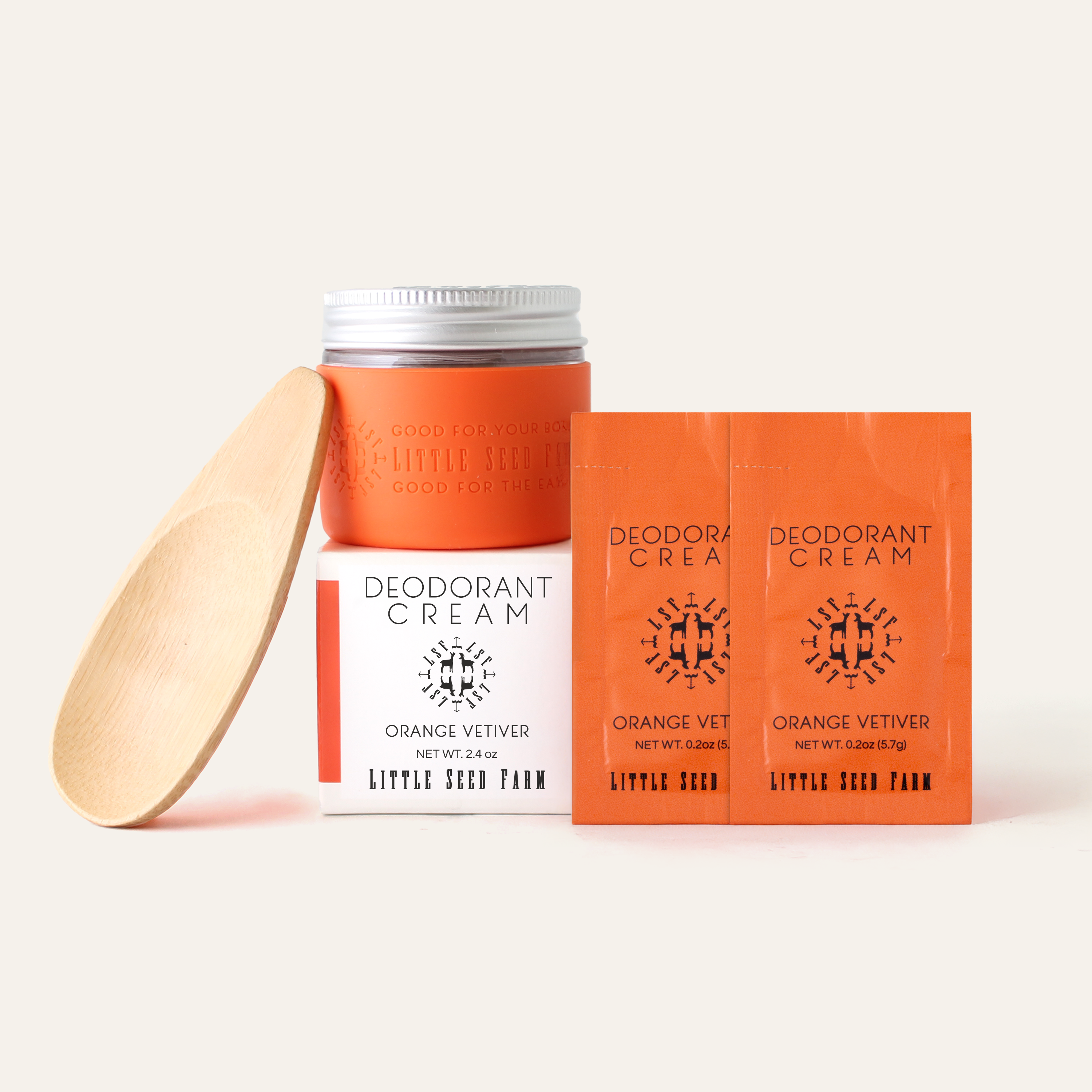Natural Deodorant Starter Kit – Orange Vetiver - Seasonal Release
