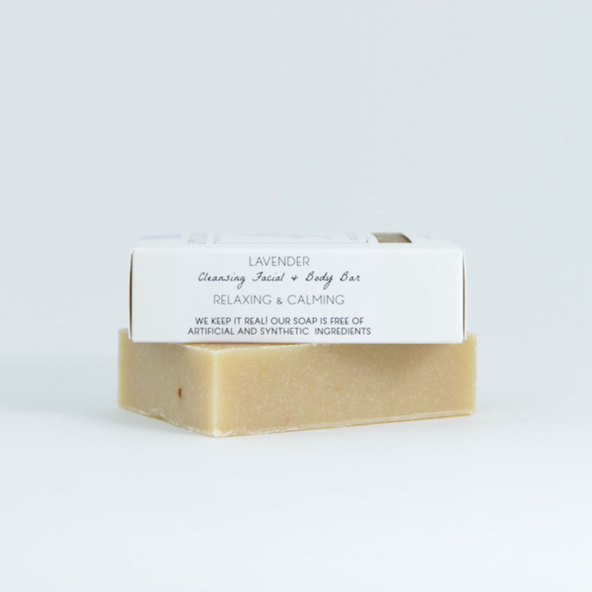 Eco‑friendly, plastic‑free packaging for the Lavender Goat’s Milk Soap emphasizing sustainable, biodegradable materials and cruelty‑free ingredients.