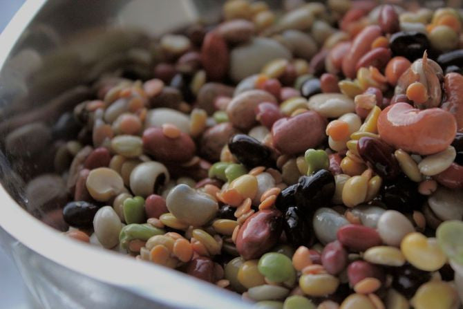 Bean Soup with Lemon Paprika Oil