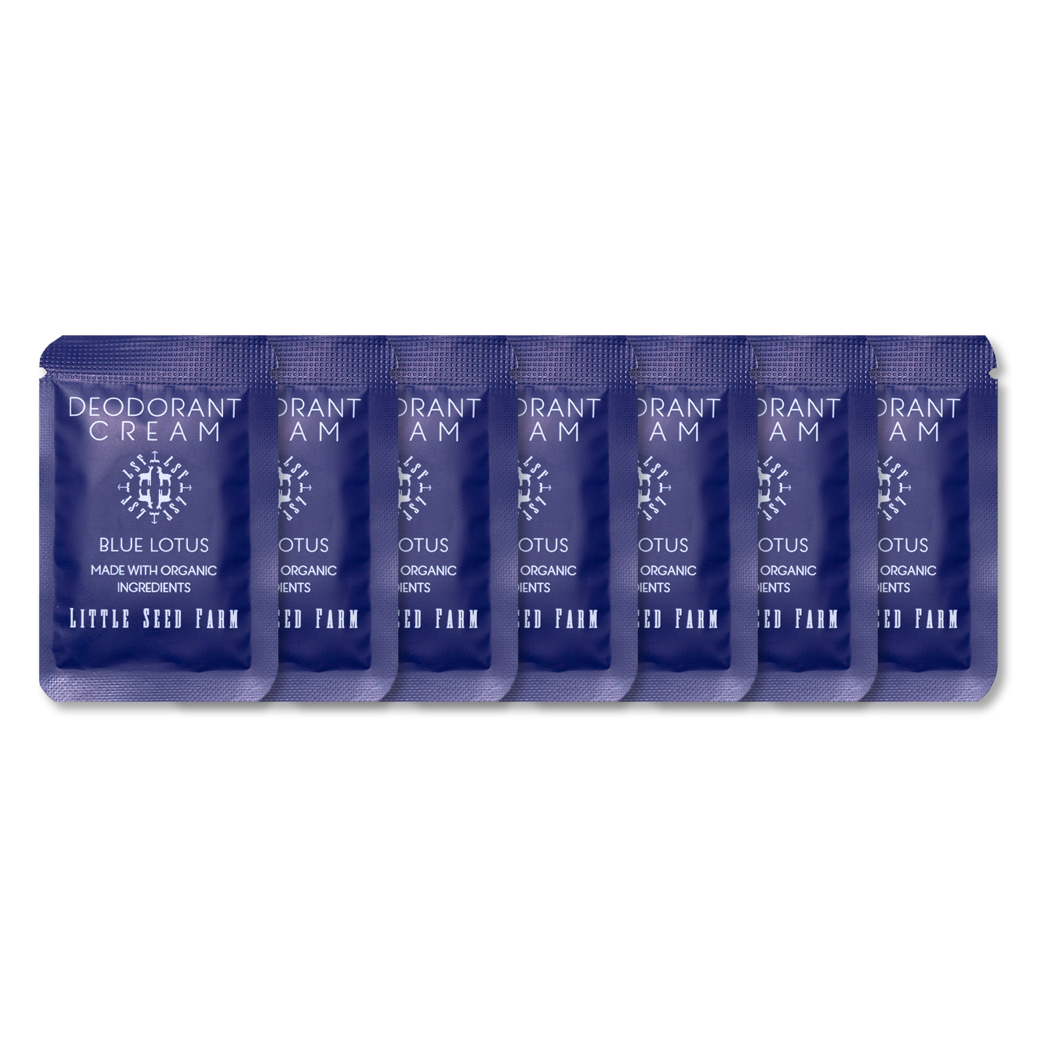 Travel Pack - Eight Organic Deodorant Cream Pouches