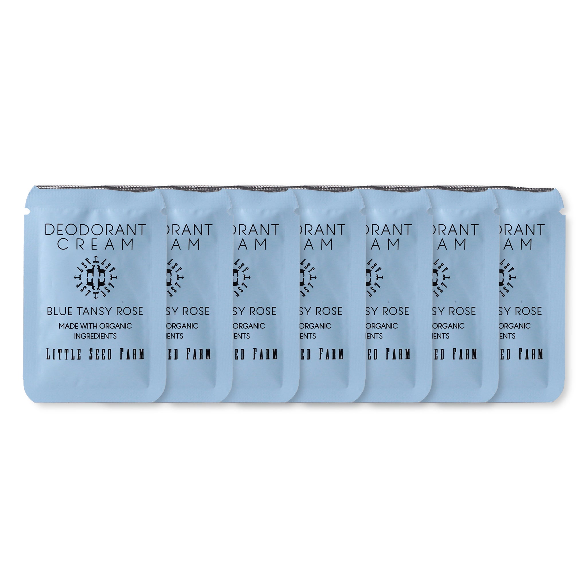 Travel Pack - Eight Organic Deodorant Cream Pouches