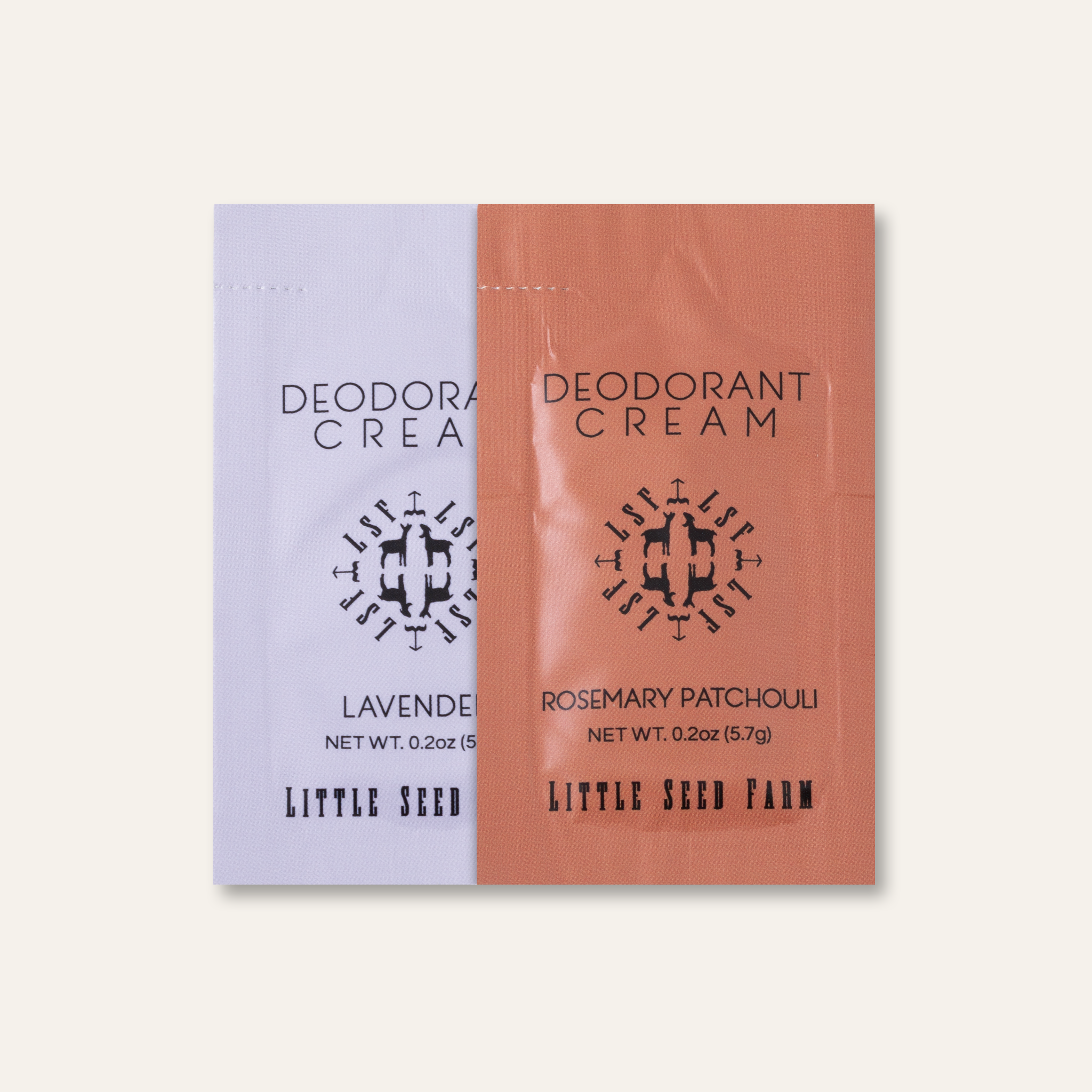 Pick 2 - FREE Natural Deodorant Cream Samples