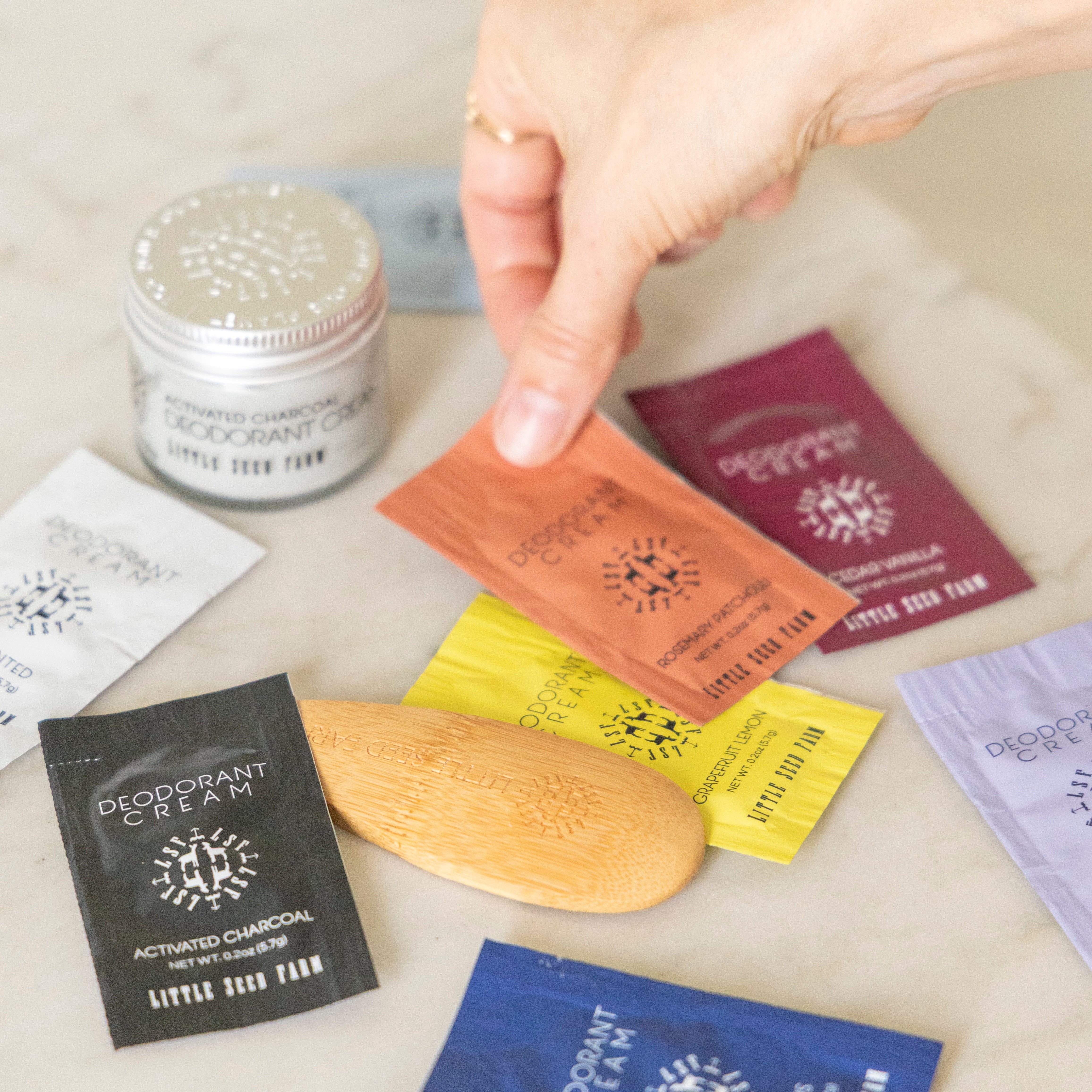 Travel Size Natural Deodorant - Variety Pouch Sample Pack – Little